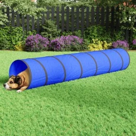 Túnel para perros poliéster azul Ø50x300 cm de , Tiendas y túneles de juego - Ref: Foro24-172190, Precio: 36,06 €, Descuento: %