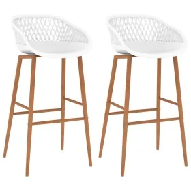 Taburetes de cocina 2 unidades blanco de , Taburetes de cocina - Ref: Foro24-248153, Precio: 158,22 €, Descuento: %