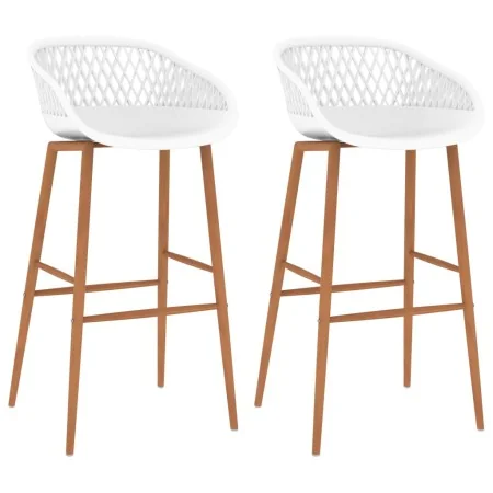 Kitchen stools 2 units white by , Kitchen stools - Ref: Foro24-248153, Price: 158,22 €, Discount: %