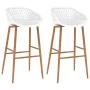 Küchenhocker 2 Stück weiß von , Küchenhocker - Ref: Foro24-248153, Preis: 158,22 €, Rabatt: %