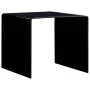 Mesa de centro de vidrio templado negro 50x50x45 cm de , Mesas de centro - Ref: Foro24-284723, Precio: 156,36 €, Descuento: %