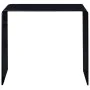 Black tempered glass coffee table 50x50x45 cm by , Coffee table - Ref: Foro24-284723, Price: 156,36 €, Discount: %