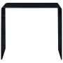 Mesa de centro de vidrio templado negro 50x50x45 cm de , Mesas de centro - Ref: Foro24-284723, Precio: 156,36 €, Descuento: %