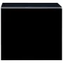 Black tempered glass coffee table 50x50x45 cm by , Coffee table - Ref: Foro24-284723, Price: 156,36 €, Discount: %