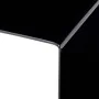 Black tempered glass coffee table 50x50x45 cm by , Coffee table - Ref: Foro24-284723, Price: 156,36 €, Discount: %