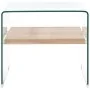 Transparent tempered glass coffee table 50x50x45 cm by , Coffee table - Ref: Foro24-284742, Price: 173,08 €, Discount: %
