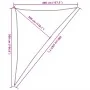 HDPE terracotta shade sail 160 g/m² 4x5x6.8 m by , Umbrellas - Ref: Foro24-311376, Price: 29,00 €, Discount: %