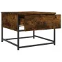 Mesa de centro madera contrachapada roble ahumado 51x51x40 cm de , Mesas de centro - Ref: Foro24-833977, Precio: 42,16 €, Des...