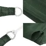 Dark green HDPE sail shade 160 g/m² 4x6 m by , Umbrellas - Ref: Foro24-311464, Price: 49,55 €, Discount: %