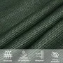 Dark green HDPE sail shade 160 g/m² 4x6 m by , Umbrellas - Ref: Foro24-311464, Price: 49,55 €, Discount: %