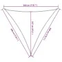 Orange HDPE sail shade 160 g/m² 3x3x3 m by , Umbrellas - Ref: Foro24-311692, Price: 20,59 €, Discount: %