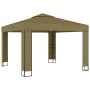 Gazebo with double taupe gray roof 3x3x2.7 m 180 g/m² by , Tents and gazebos - Ref: Foro24-312218, Price: 243,44 €, Discount: %