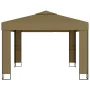 Gazebo with double taupe gray roof 3x3x2.7 m 180 g/m² by , Tents and gazebos - Ref: Foro24-312218, Price: 243,44 €, Discount: %