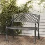 Gusseiserne Gartenbank in Schwarz, 102 cm von , Gartenbänke - Ref: Foro24-317748, Preis: 219,69 €, Rabatt: %