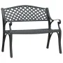 Gusseiserne Gartenbank in Schwarz, 102 cm von , Gartenbänke - Ref: Foro24-317748, Preis: 219,69 €, Rabatt: %