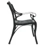 Gusseiserne Gartenbank in Schwarz, 102 cm von , Gartenbänke - Ref: Foro24-317748, Preis: 219,69 €, Rabatt: %