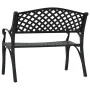 Gusseiserne Gartenbank in Schwarz, 102 cm von , Gartenbänke - Ref: Foro24-317748, Preis: 219,69 €, Rabatt: %