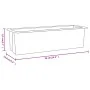 Blumenkästen für Europaletten 12 Stück PP grau 36x13,5x9,5 cm von , Töpfe und Pflanzgefäße - Ref: Foro24-318302, Preis: 49,61...