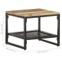 Solid recycled wood side table 40x40x35 cm by , Side tables - Ref: Foro24-320242, Price: 53,51 €, Discount: %