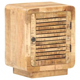 Rough mango wood bedside table 40x30x50 cm by , Nightstands - Ref: Foro24-320462, Price: 112,88 €, Discount: %