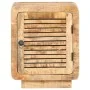 Mesita de noche de madera de mango rugosa 40x30x50 cm de , Mesitas de noche - Ref: Foro24-320462, Precio: 112,88 €, Descuento: %