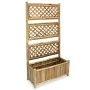 Garden planter with bamboo trellis 70 cm by vidaXL, Pots and planters - Ref: Foro24-43714, Price: 79,58 €, Discount: %