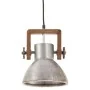 Lámpara colgante industrial 25 W plateada redonda 19 cm E27 de , Lámparas - Ref: Foro24-320531, Precio: 39,53 €, Descuento: %