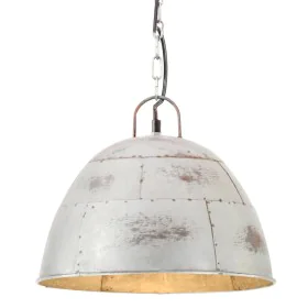 Vintage hanging lamp 25 W silver round 31 cm E27 by , Lamps - Ref: Foro24-320546, Price: 56,25 €, Discount: %
