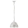 Vintage hanging lamp 25 W silver round 31 cm E27 by , Lamps - Ref: Foro24-320546, Price: 59,34 €, Discount: %