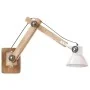 Runde industrielle Wandlampe in Weiß mit E27-Fassung. von , Lampen - Ref: Foro24-320578, Preis: 63,34 €, Rabatt: %
