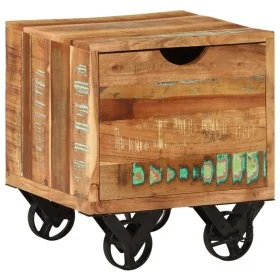 Solid recycled wood side table 40x40x45 cm by , Side tables - Ref: Foro24-328410, Price: 114,02 €, Discount: %