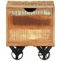 Solid recycled wood side table 40x40x45 cm by , Side tables - Ref: Foro24-328410, Price: 114,02 €, Discount: %