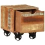 Solid recycled wood side table 40x40x45 cm by , Side tables - Ref: Foro24-328410, Price: 114,02 €, Discount: %