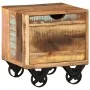 Solid recycled wood side table 40x40x45 cm by , Side tables - Ref: Foro24-328410, Price: 114,02 €, Discount: %