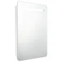 Hellweißer LED-Spiegel-Badezimmerschrank 60 x 11 x 80 cm von vidaXL, Badezimmerwaschtische - Ref: Foro24-326509, Preis: 124,3...