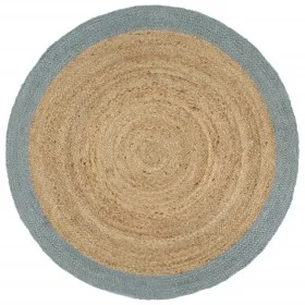 Handmade jute rug with olive green border 180 cm by , Rugs - Ref: Foro24-343608, Price: 93,09 €, Discount: %