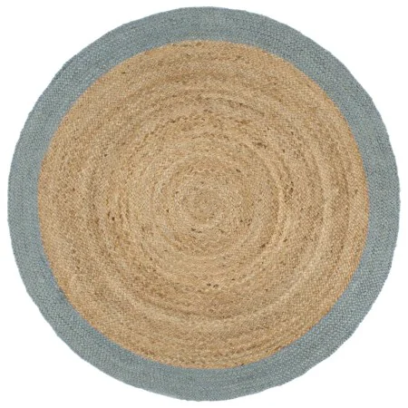 Handmade jute rug with olive green border 180 cm by , Rugs - Ref: Foro24-343608, Price: 93,09 €, Discount: %