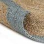 Handgefertigter Jute-Teppich mit olivgrünem Rand, 180 cm. von , Teppiche - Ref: Foro24-343608, Preis: 93,09 €, Rabatt: %