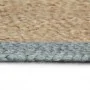 Handgefertigter Jute-Teppich mit olivgrünem Rand, 180 cm. von , Teppiche - Ref: Foro24-343608, Preis: 93,09 €, Rabatt: %