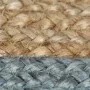 Handgefertigter Jute-Teppich mit olivgrünem Rand, 180 cm. von , Teppiche - Ref: Foro24-343608, Preis: 93,09 €, Rabatt: %