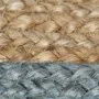 Handmade jute rug with olive green border 180 cm by , Rugs - Ref: Foro24-343608, Price: 93,09 €, Discount: %