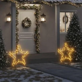 Christmas decorative light star with stakes 115 LED 85 cm by , Christmas lights - Ref: Foro24-357715, Price: 43,52 €, Discoun...