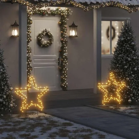 Estrella de luz decorativa Navidad con estacas 115 LED 85 cm de , Luces de Navidad - Ref: Foro24-357715, Precio: 43,51 €, Des...