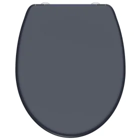 SCHÜTTE Toilettensitz mit Soft-Close-Funktion und Schnellverschluss in ANTHRAZIT aus Duroplast von , Toiletten- und Bidetsitz...