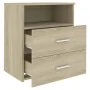 Bedside table Sonoma oak 50x32x60 cm by , Nightstands - Ref: Foro24-803278, Price: 55,22 €, Discount: %