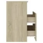 Bedside table Sonoma oak 50x32x60 cm by , Nightstands - Ref: Foro24-803278, Price: 55,22 €, Discount: %