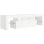 TV stand with white LED lights 140x36.6x40 cm by , TV Furniture - Ref: Foro24-804364, Price: 121,04 €, Discount: %