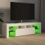 Mueble de TV con luces LED blanco 140x36,6x40 cm de , Muebles TV - Ref: Foro24-804364, Precio: 121,04 €, Descuento: %