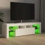 TV stand with white LED lights 140x36.6x40 cm by , TV Furniture - Ref: Foro24-804364, Price: 121,04 €, Discount: %