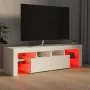 TV-Möbel mit LED-Lichtern weiß 140x36,6x40 cm von , TV-Möbel - Ref: Foro24-804364, Preis: 121,04 €, Rabatt: %